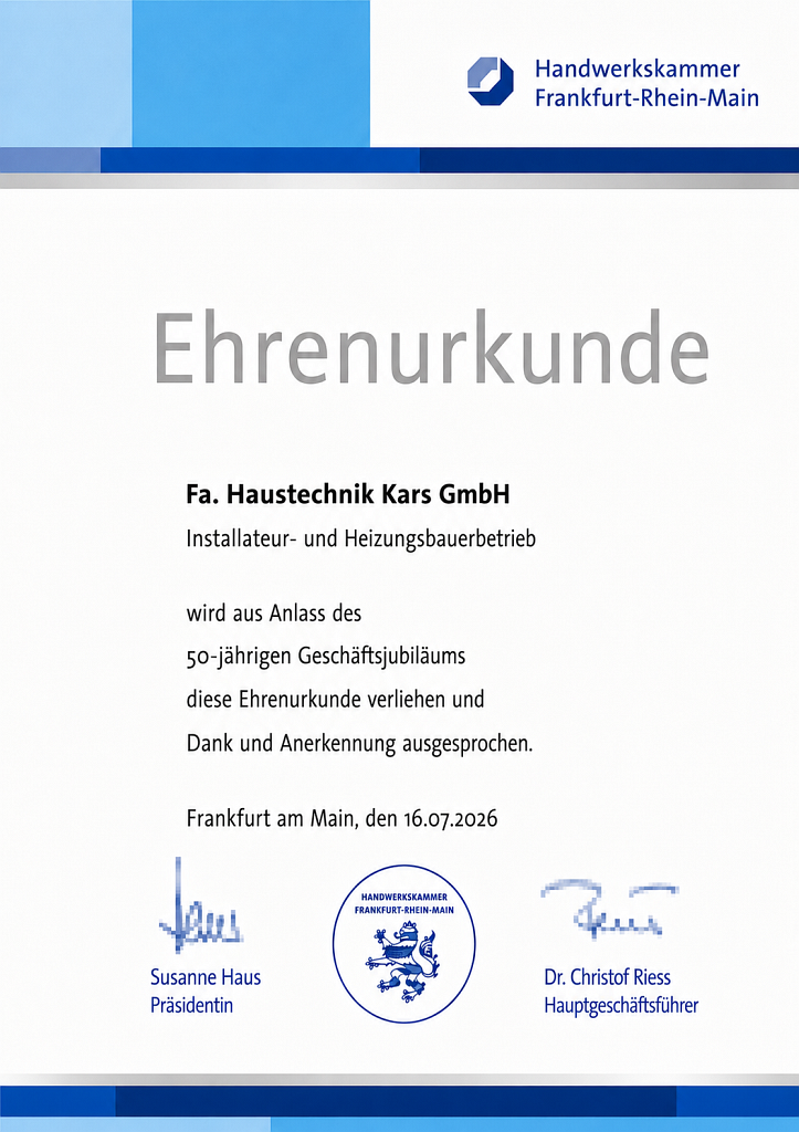  &copy; Haustechnik Kars GmbH